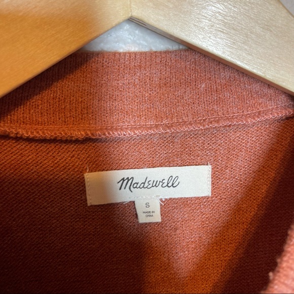 Madewell Puff Sleeve Mock Neck Top Size Small - Picture 4 of 6